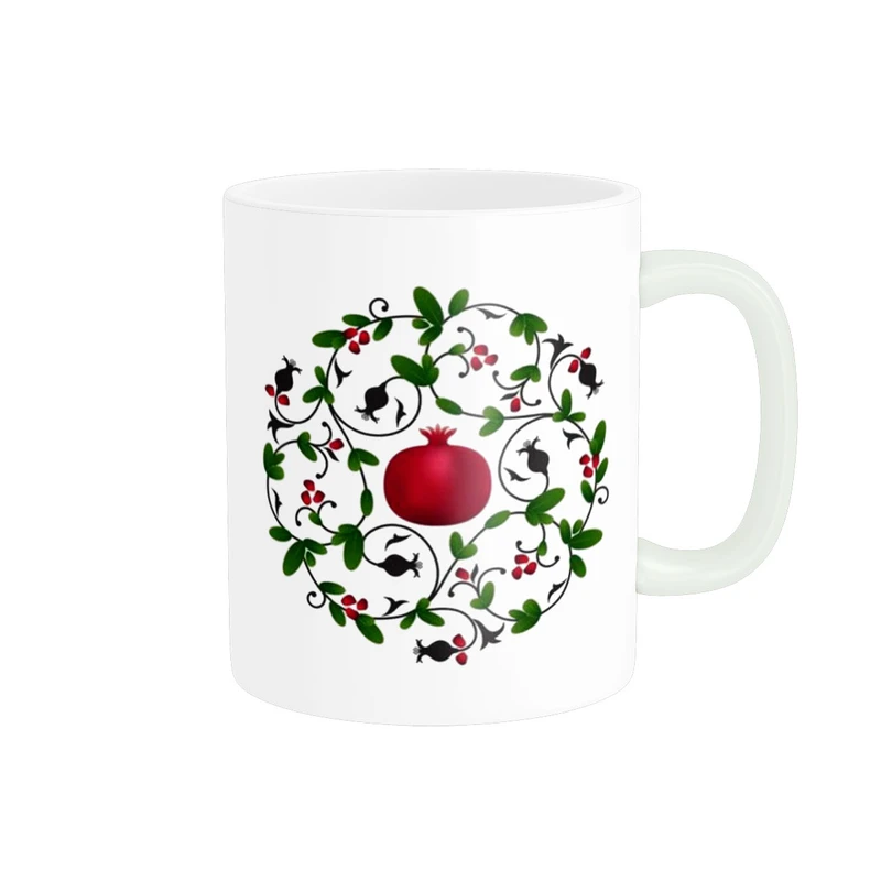 ماگ پاد آفرین مدل انار سنتی ایرانی شب یلدا کد 1864