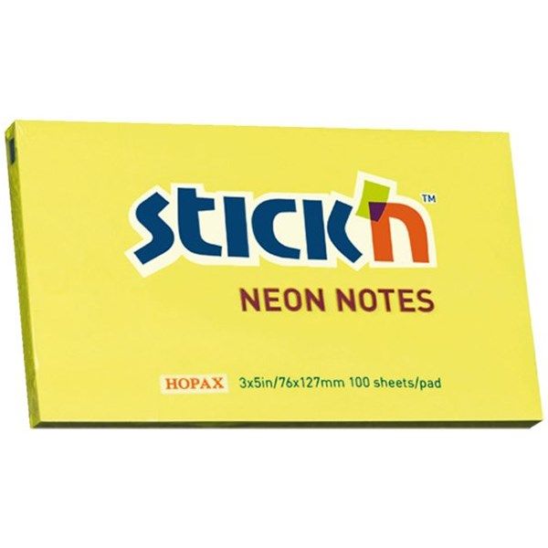 کاغذ یادداشت چسب دار هوپکس مدل Neon کاغذ یادداشت چسب دار هوپکس مدل Neon
