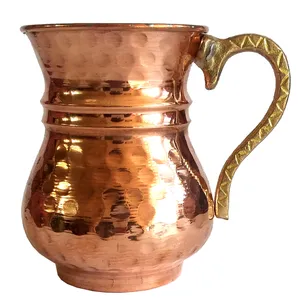 لیوان مسی طرح کمر باریک کد2