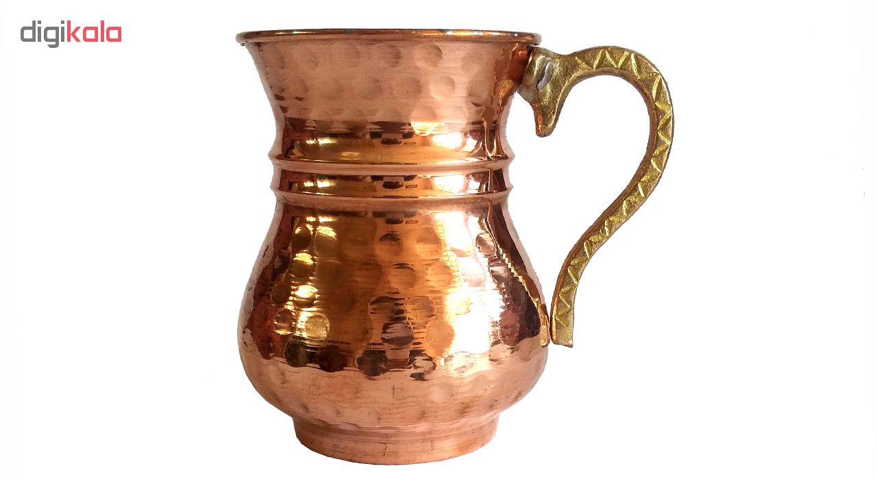 Copper glass slim designed, set of 6, code 2