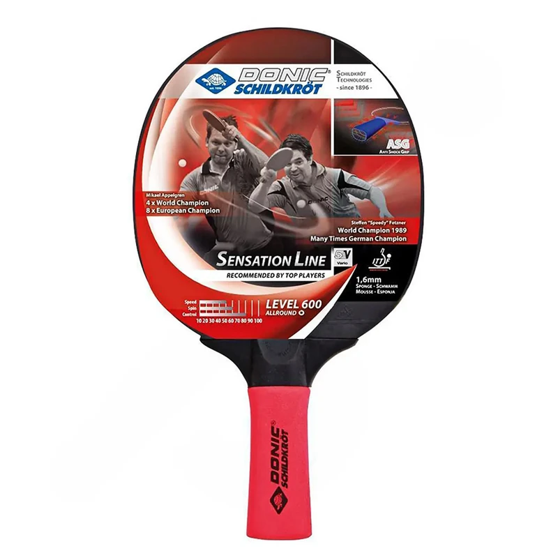 عکس شماره 2 : راکت پینگ پنگ دونیک مدل sensation line 600 دسته fl