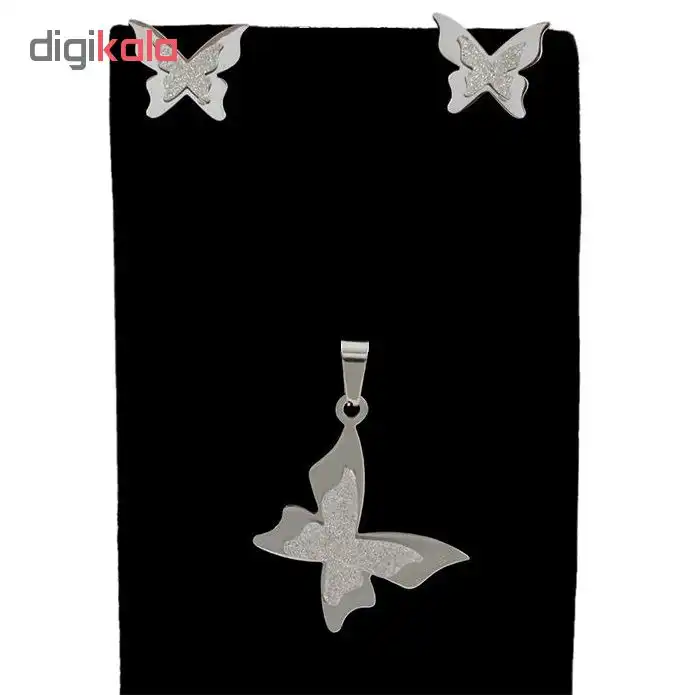 نیم ست طرح پروانه کد N24