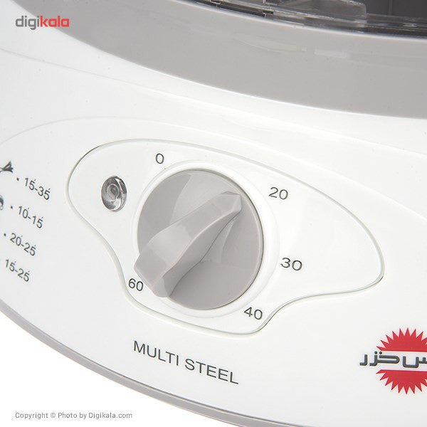 بخارپز پارس خزر مدل مولتی استیل