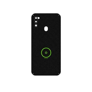 MAHOOT Minimal Power Button Cover Sticker for Samsung Galaxy M21 2021 Edition