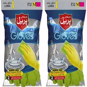 دستکش آشپزخانه خزر طلائی پریل مدل M-L بسته 2 عددی