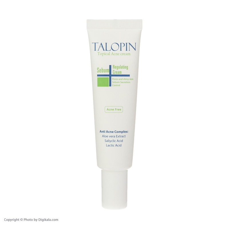 کرم ضد جوش تالوپین مدل Sebum Regulating حجم 30 میلی لیتر