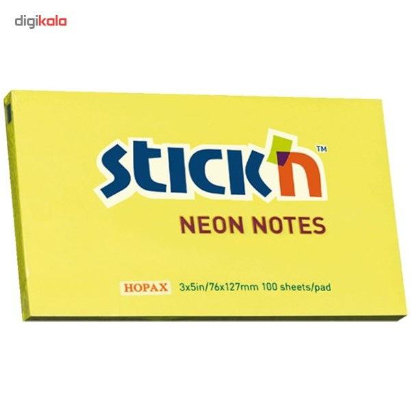 کاغذ یادداشت چسب دار هوپکس مدل Neon