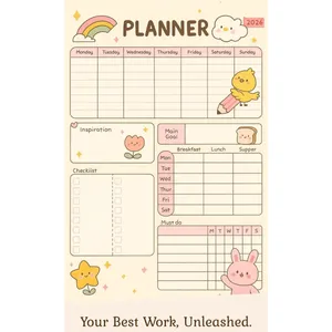 برچسب دفتر برنامه ریزی استیکر پلنر بسته یک عددی کد 144