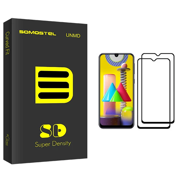 محافظ صفحه نمایش سوماستل مدل SD Glass مناسب برای گوشی موبایل سامسونگ Galaxy M31 Prime بسته دو عددی