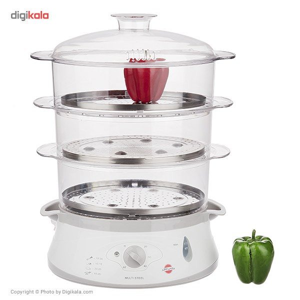 بخارپز پارس خزر مدل مولتی استیل
