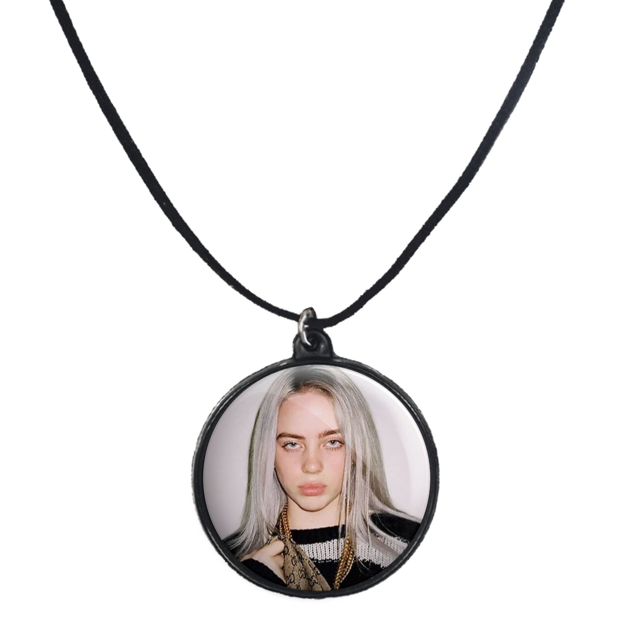 گردنبند پرمانه طرح بیلی آیلیش کد pmb.20048 مدل دو طرفه