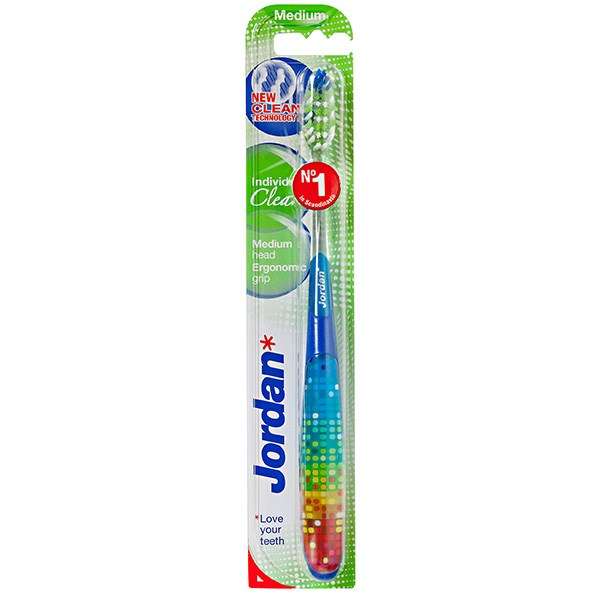 مسواک جردن مدل Individual Clean با برس متوسط مسواک جردن مدل Individual Clean با برس متوسط