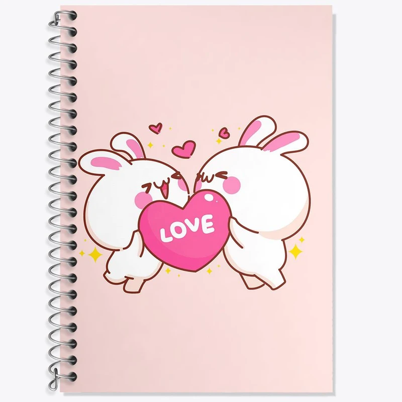 دفتر لغت 50 برگ خندالو مدل خرگوش بامزه کد 29202