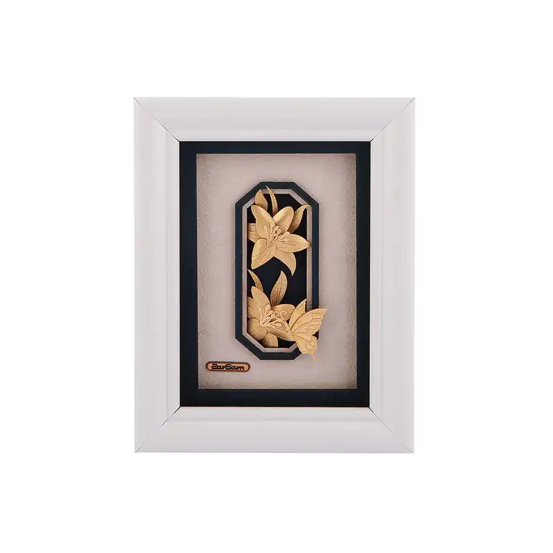 تابلو طلاکوب زرسام طرح گلگون کد 10013877