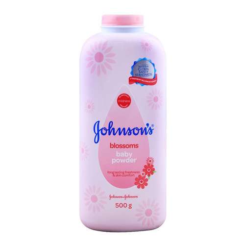 پودر بچه جانسون مدل blossoms حجم 500 گرم