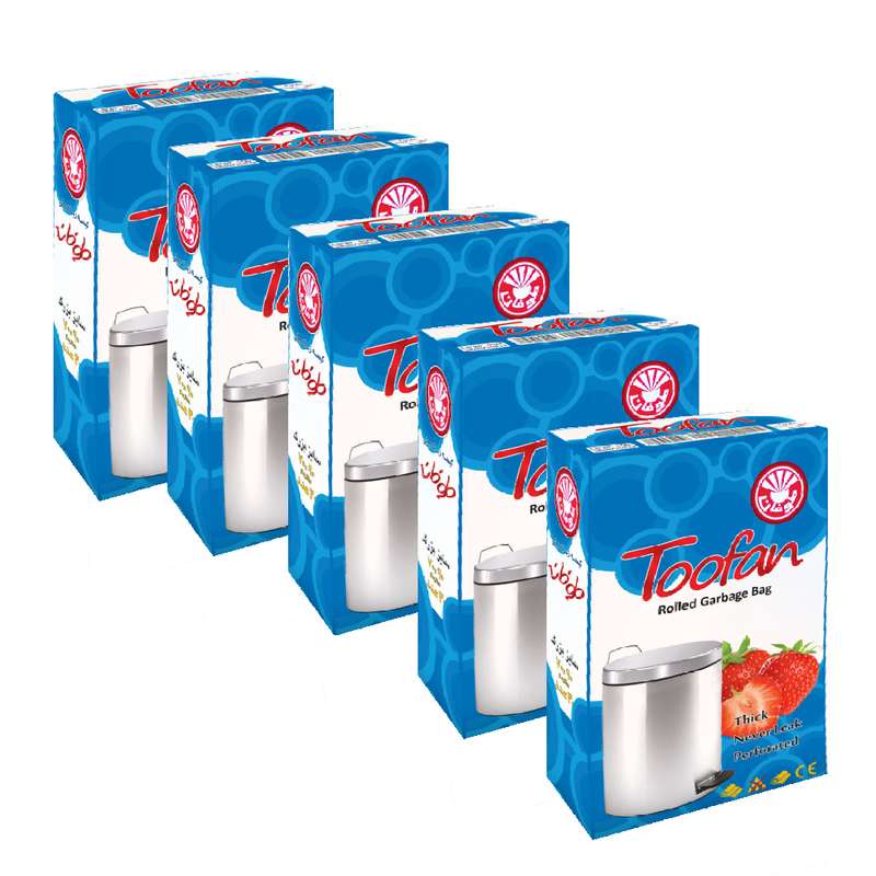 کیسه زباله طوفان کد x-292 مجموعه پنج عددی