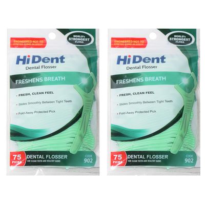 نقد و بررسی نخ دندان های دنت کد 902 2 بسته 75 عددی توسط خریداران