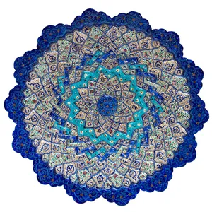 بشقاب میناکاری رستا طرح 325-15-102 قطر 30 سانتی متر