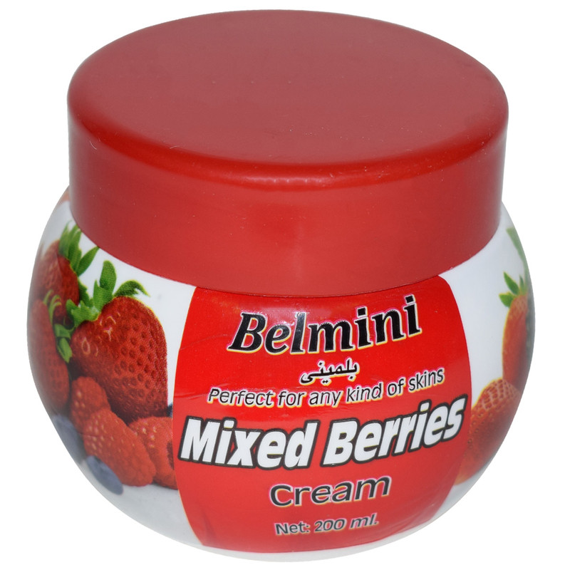 کرم مرطوب کننده دست و صورت بلمینی مدل Mixed Berries حجم 200 میلی لیتر
