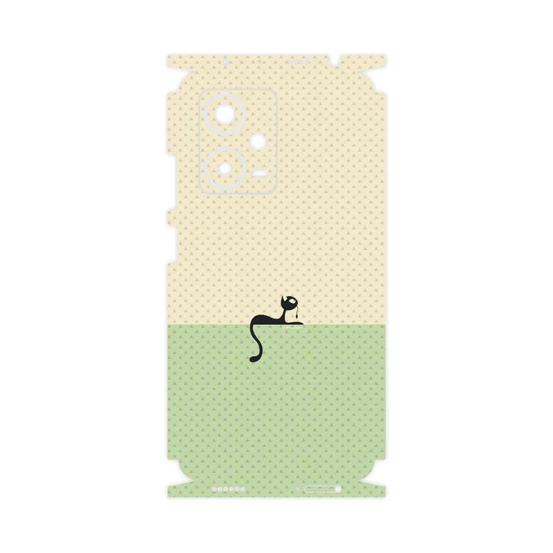 برچسب پوششی ماهوت مدل Minimal Internet Cat Icon-FullSkin مناسب برای گوشی موبایل شیائومی Redmi Note 12 Pro Plus