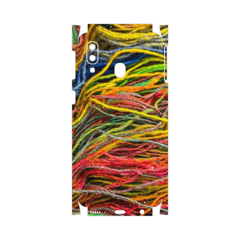 برچسب پوششی ماهوت مدل Fabric Texture 9-FullSkin مناسب برای گوشی موبایل سامسونگ Galaxy A40