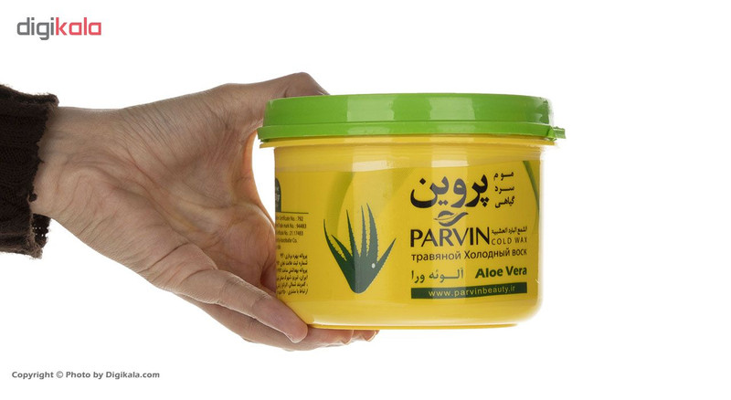 موم سرد پروین مدل Aloevera حجم 750 گرم