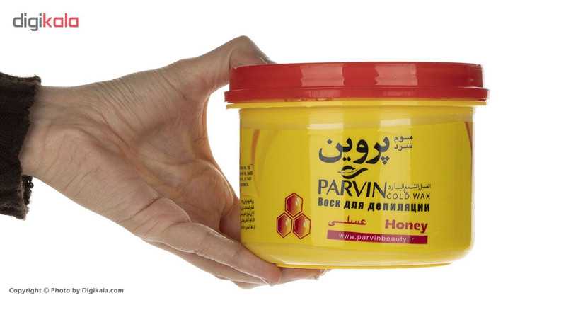 موم سرد پروین مدل Honey حجم 750 گرم