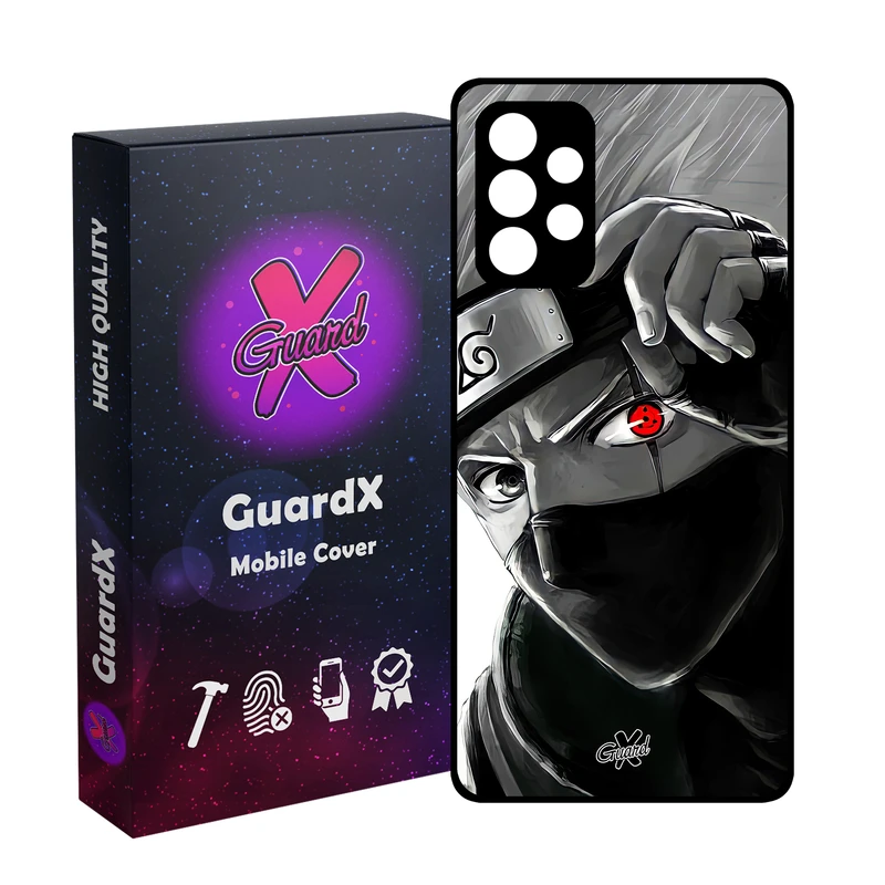 کاور گارد ایکس طرح Kakashi Anime مدل Glass10588 مناسب برای گوشی موبایل سامسونگ Galaxy A73