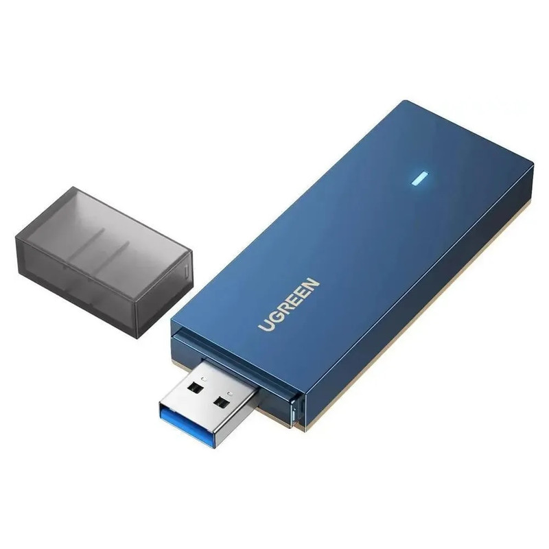 کارت شبکه بی سیم یوگرین مدل WiFi6-AX1800 دو باند USB 3.0 کد 90340-CM499
