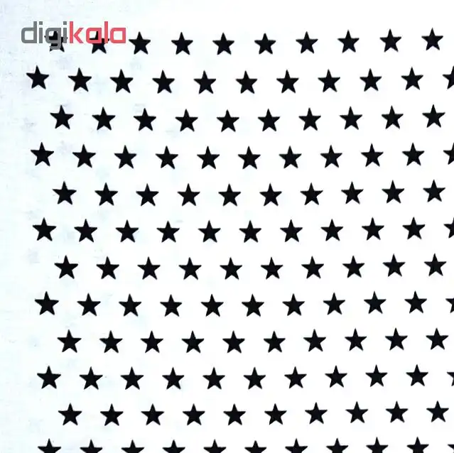 دستمال سر و گردن باندانا طرح ستاره سفید