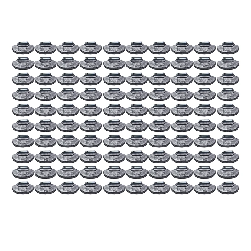 سرب بالانس لاستیک ان جی سی تی مدل گیره ای کد YP-20GR مجموعه 100عددی 