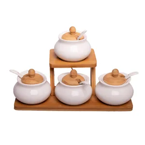 ست جای ادویه 4 پارچه برایتون مدل2259