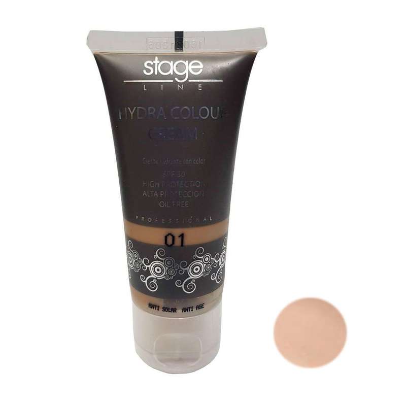 کرم ضد آفتاب رنگی استیج مدل hydra colour cream شماره 01 حجم 30 میلی لیتر کرم ضد آفتاب رنگی استیج مدل hydra colour cream شماره 01 حجم 30 میلی لیتر