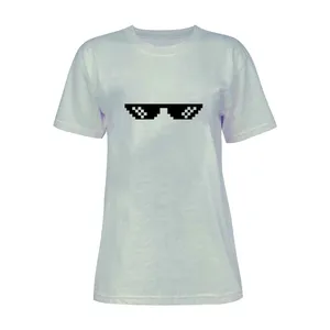 تی شرت آستین کوتاه زنانه مدل خفن کد L46 رنگ طوسی