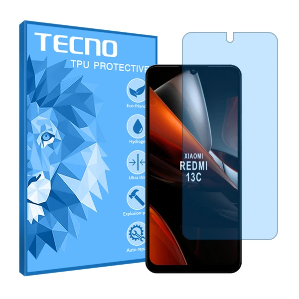 محافظ صفحه نمایش آنتی بلو تکنو مدل HyBLU مناسب برای گوشی موبایل شیائومی Redmi 13C 