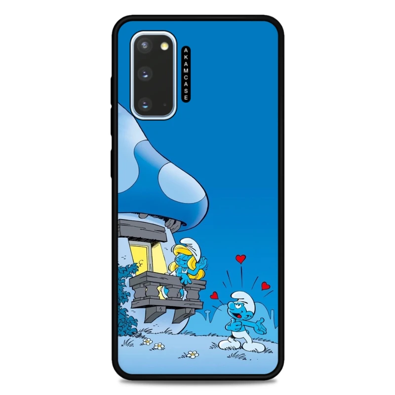 کاور آکام مدل AMC-WSGS20-SMURFS-4 مناسب برای گوشی موبایل سامسونگ Galaxy S20