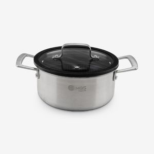 قابلمه استیل ام جی اس مدل کف لیزری PS3120 سایز 16