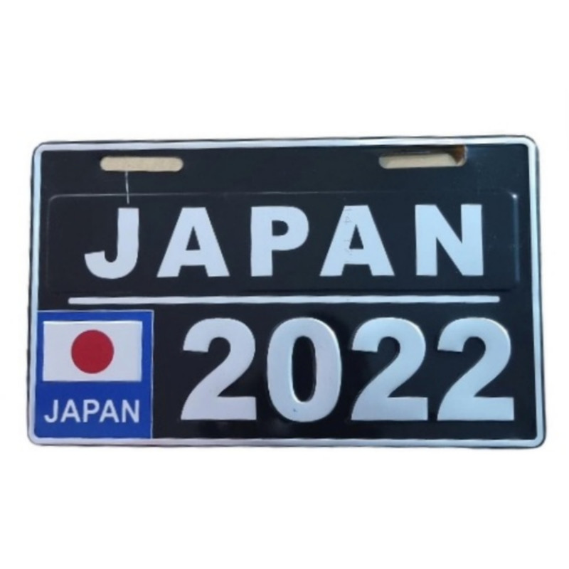 پلاک موتورسیکلت کد JAPAN/2022