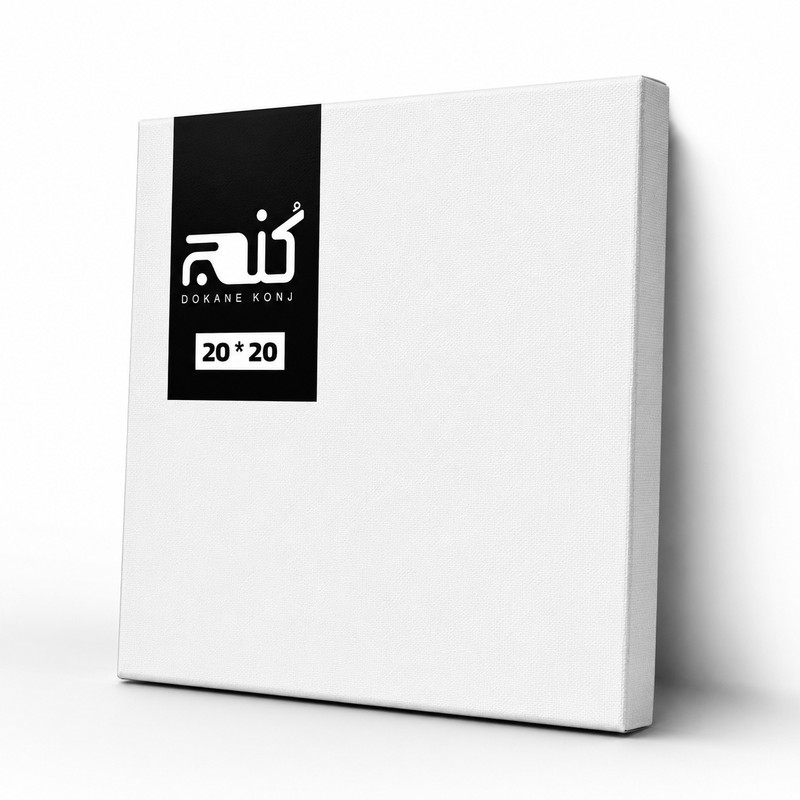 بوم نقاشی مربع کنج مدل KJ-003 سایز 20×20 سانتی‌متر
