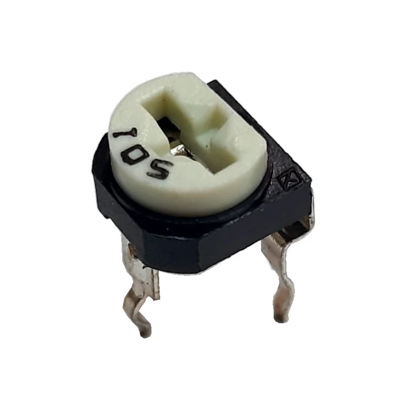 مقاومت پتانسیومتر 500 اهم کد WH06-2-501 بسته 10 عددی