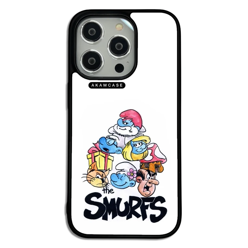 کاور آکام مدل AMC-WA14PRO-SMURFS-24 مناسب برای گوشی موبایل اپل iPhone 14 Pro
