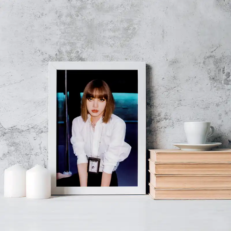 تابلو خندالو مدل لیسا گروه بلک پینک کد 16692