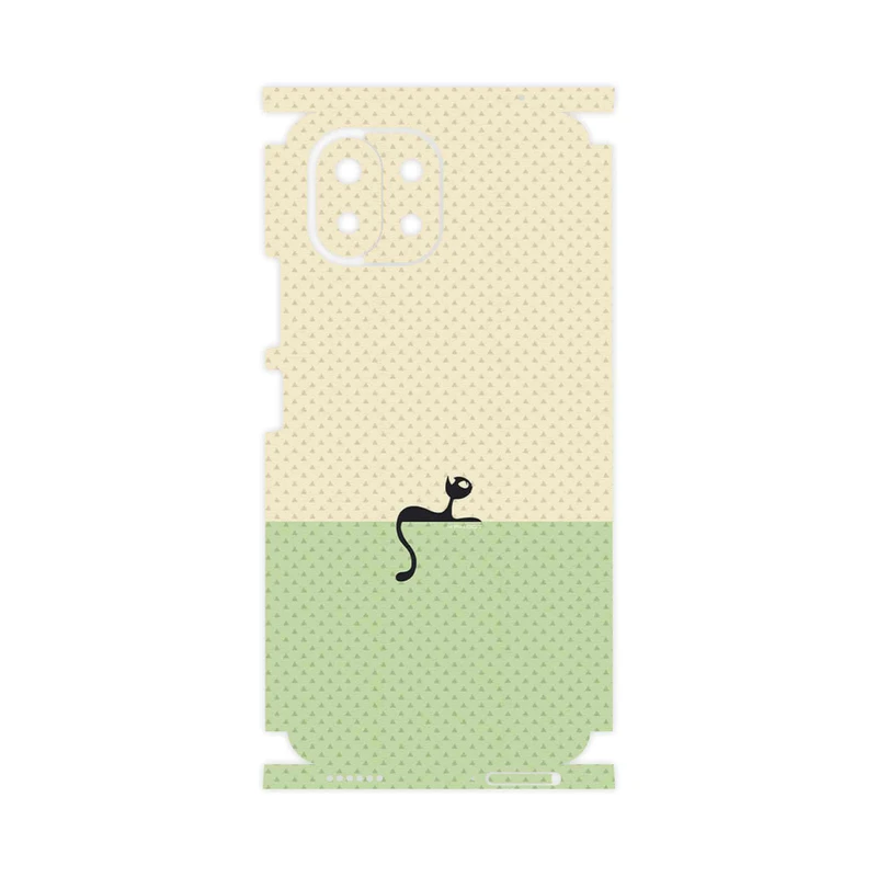 برچسب پوششی ماهوت مدل Minimal Internet Cat Icon-FullSkin مناسب برای گوشی موبایل شیائومی 11 Lite 5G NE