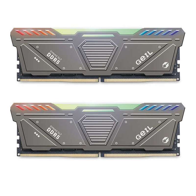 رم دسکتاپ DDR5 دوکاناله 4800 مگاهرتز CL40 گیل مدل POLARIS RGB ظرفیت 32 گیگابایت