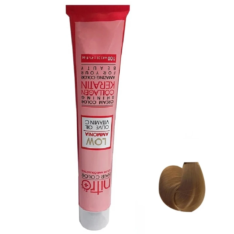 رنگ مو نیترو پلاس مدل Keratine شماره 507 حجم 100 میلی لیتر رنگ  نخودی