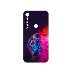 MAHOOT Smoke Rainbow Digital Art 1 Cover Sticker for Motorola One Vision Plus