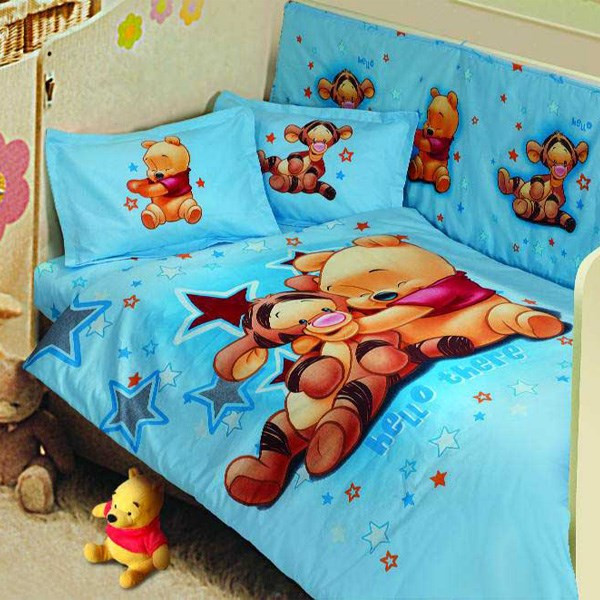 سرویس 8 تکه لحاف نوزادی پرکا مدل Baby Sweet Pooh