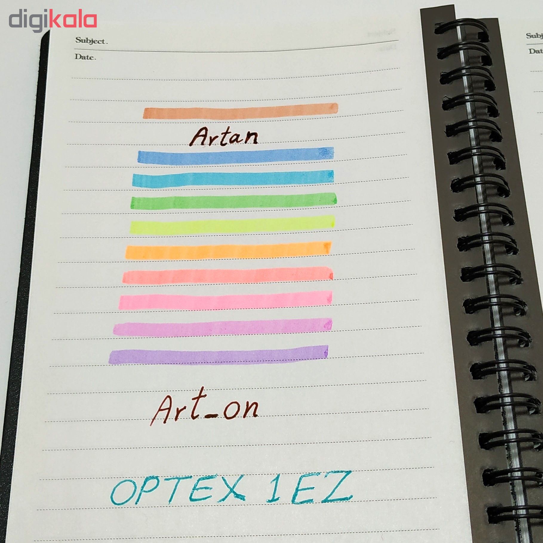 ماژیک علامت گذار 10 رنگ زبرا مدل OPTEX 1 EZ