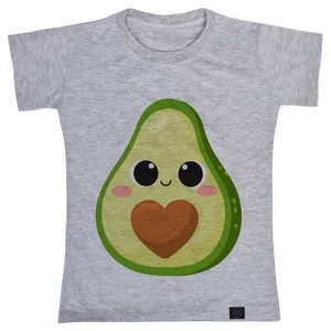 تی شرت آستین کوتاه دخترانه 27 مدل آواکادو کد W03