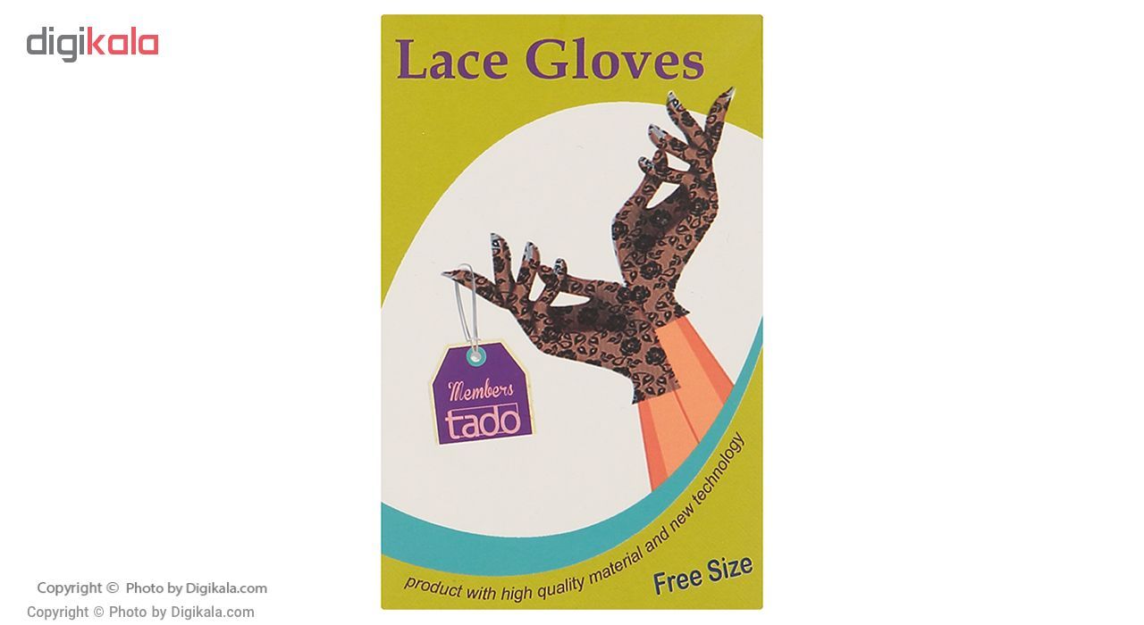 دستکش زنانه تادو مدل Lace Gloves C -  - 5